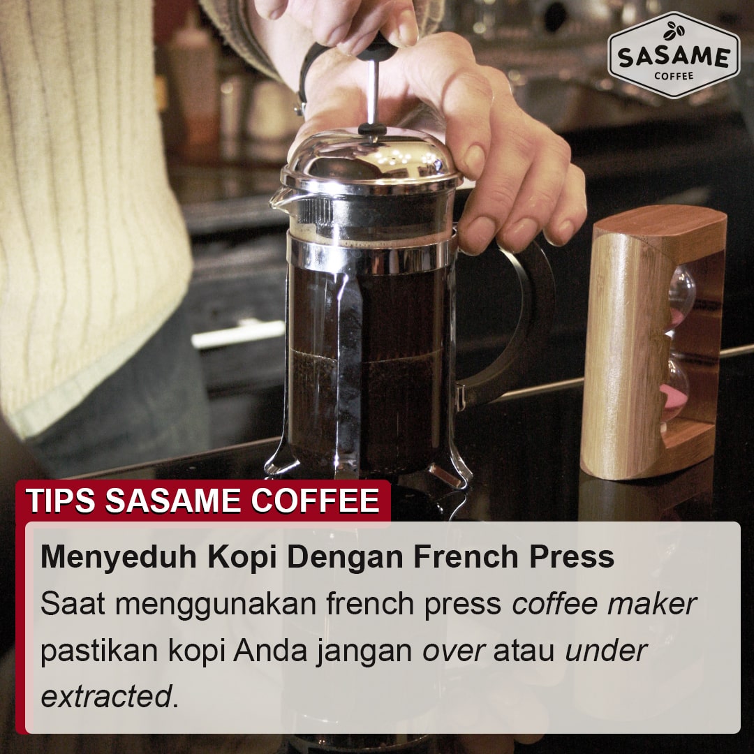Cara Menggunakan French Press Coffee Maker Supaya Kopi Tidak Terlalu Asam atau Pahit