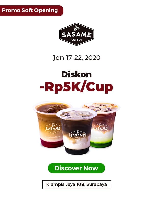 Soft Opening Sasame Coffee @Surabaya