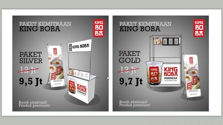 Info dan Harga Franchise King Boba Indonesia | Sasame Coffee