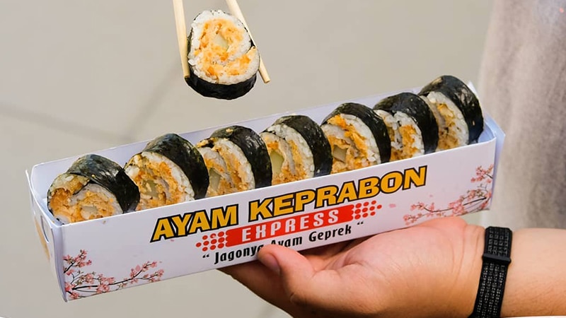 sushi geprek keprabon